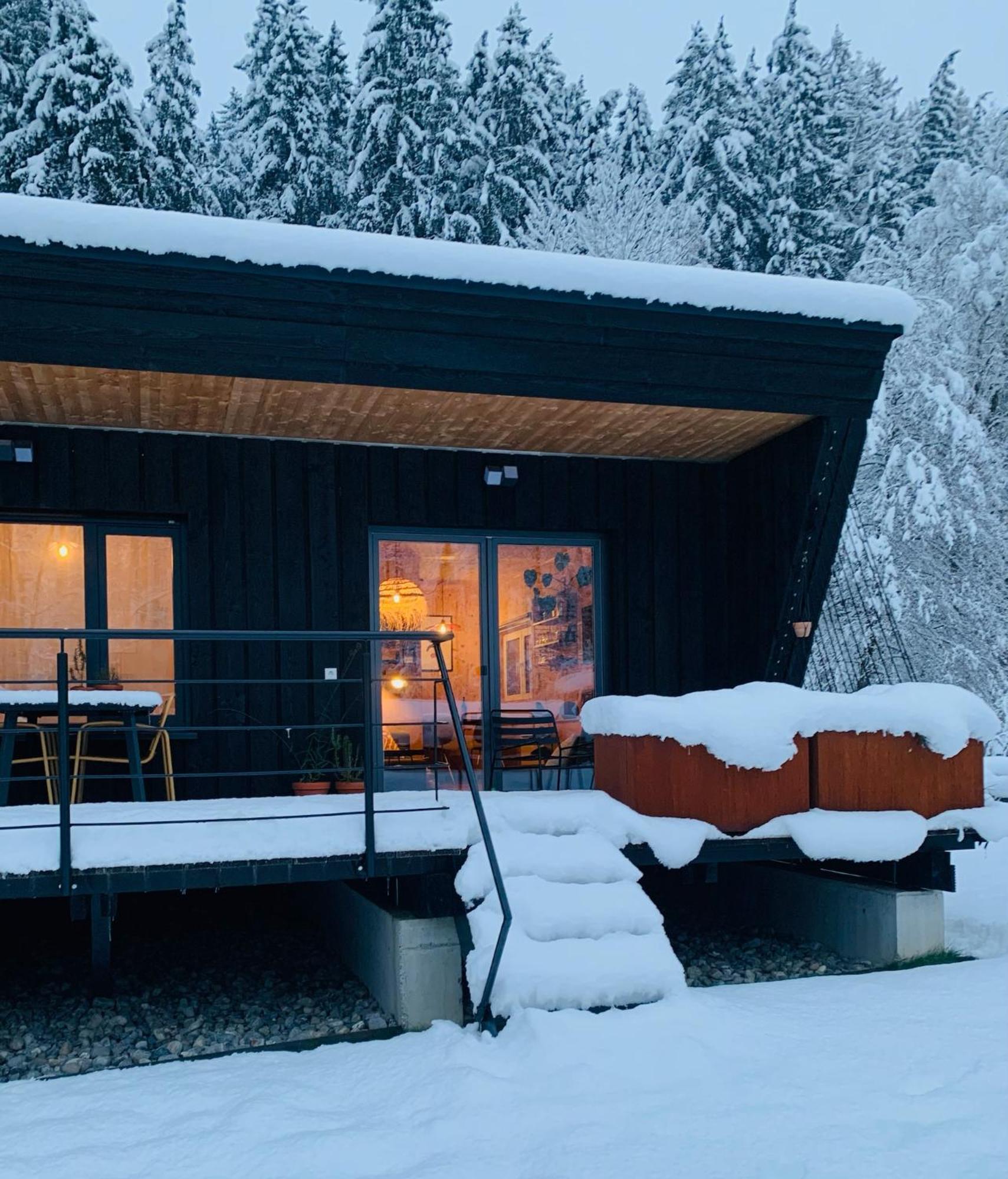 Hjem - Tiny Homes Direkt Am Wald Zwischen Allgaeu & Bodensee Bergatreute Extérieur photo